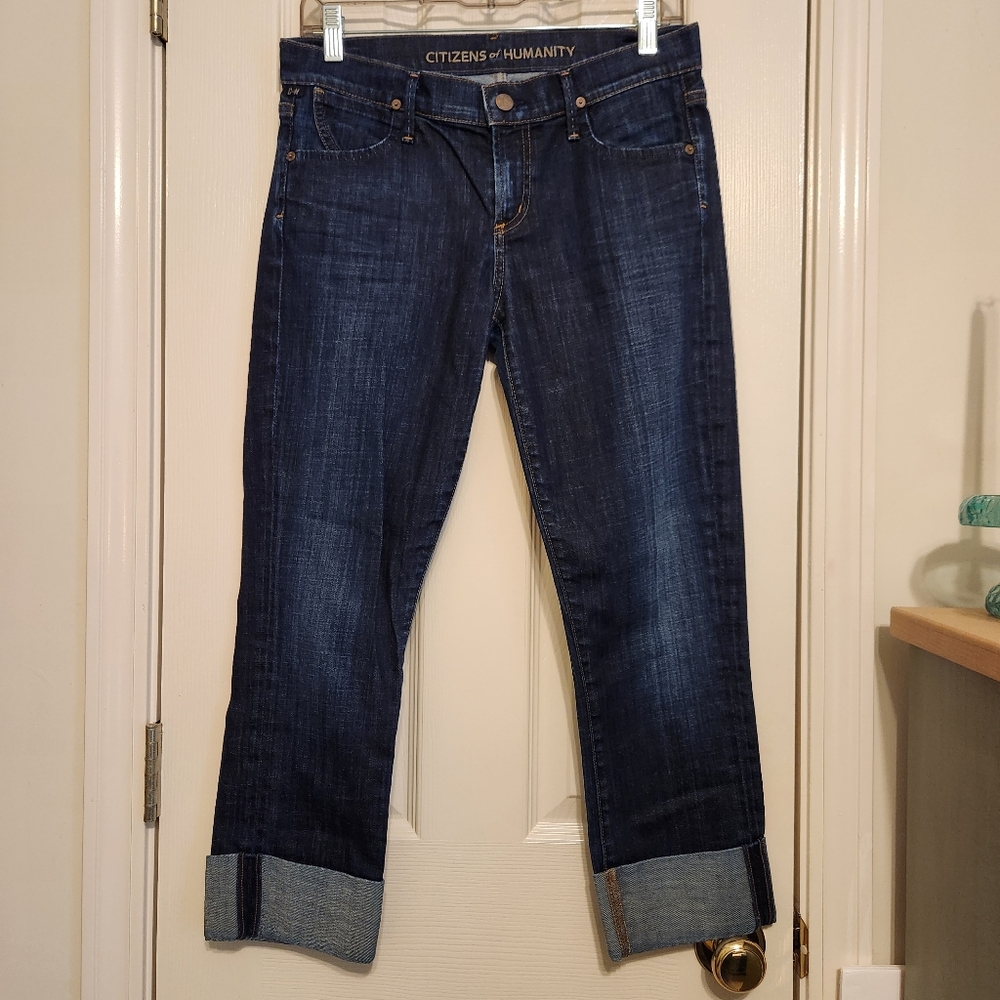 🌸 Citizens of Humanity Dani Cropped Straight Leg Jeans Size 28 with 24" inseam